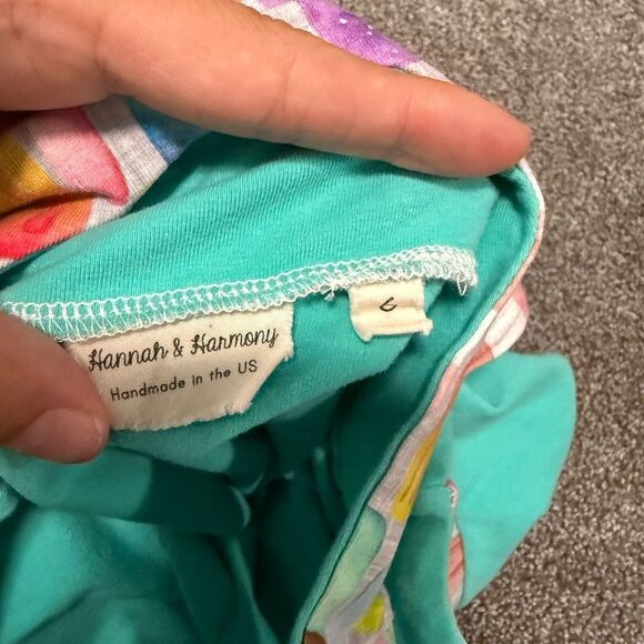 Hannah & Harmony Colorful Ice Pop Tunic Top Sz 6 - Picture 5 of 5